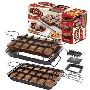 طقم قالب براونيز غير لاصق مثالي 🍫