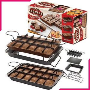 طقم قالب براونيز غير لاصق مثالي 🍫