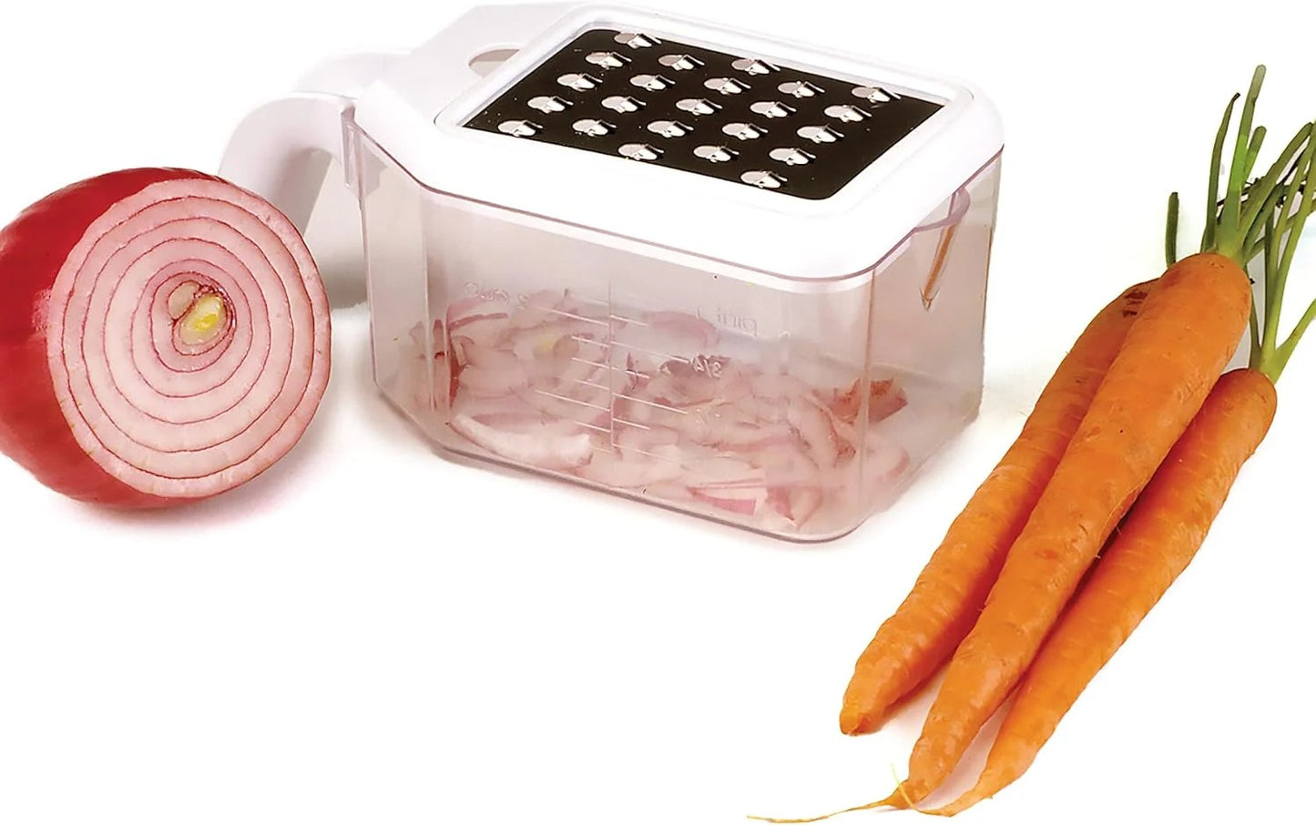 5-in-1 Multi-Grater With Juicer/قطّاعة ومبشرة متعددة الاستخدامات 5 في 1 مع عصّارة 🍋🥕