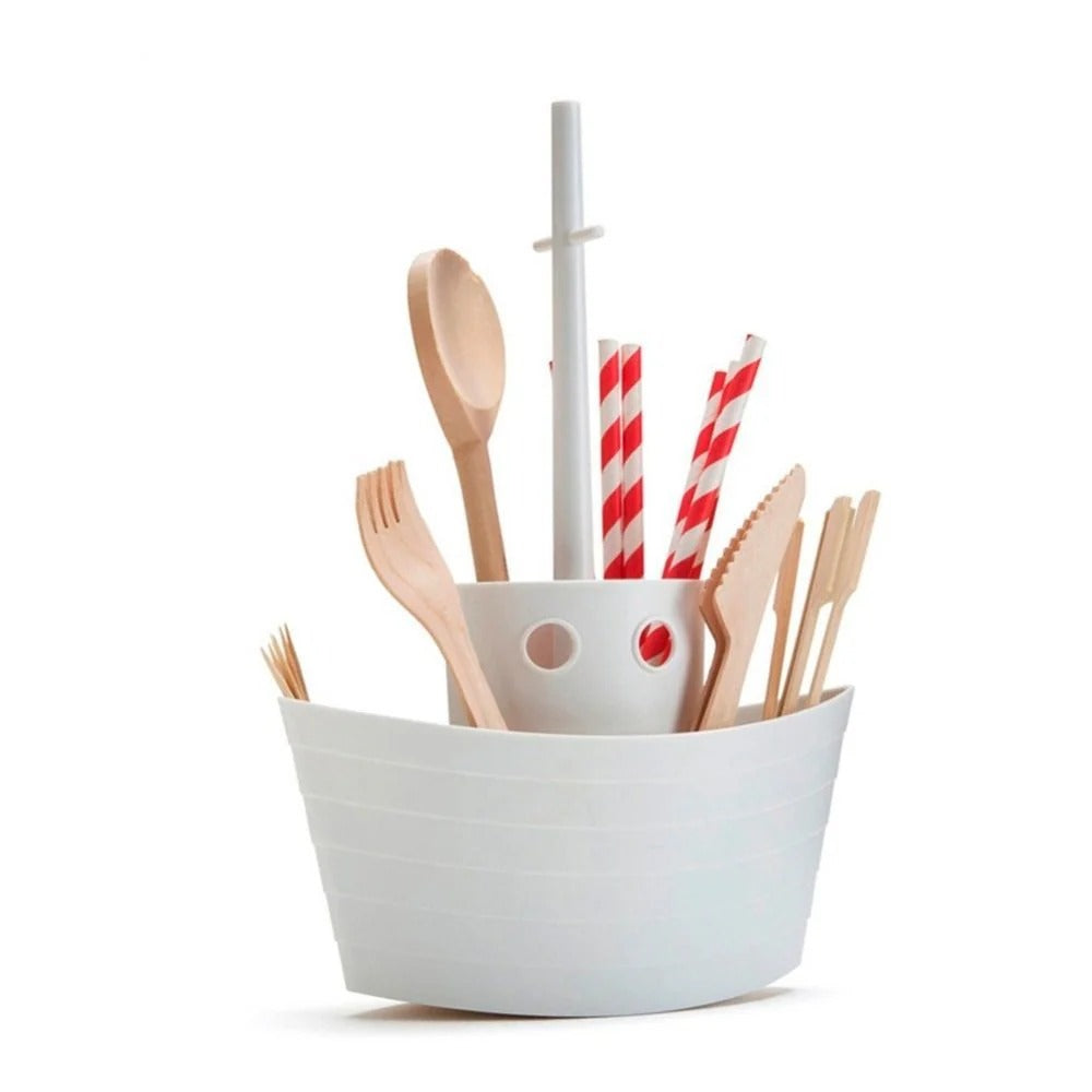 Sailing Storage Cutlery Holder✨ حامل أنيق لترتيب أدوات المطبخ بشكل عملي ومرتب 🏡