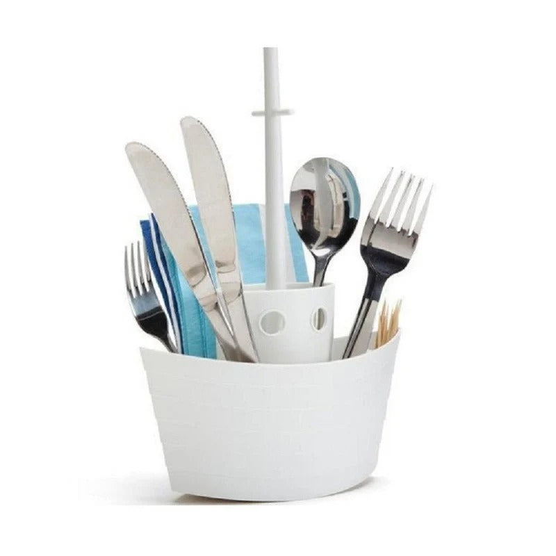 Sailing Storage Cutlery Holder✨ حامل أنيق لترتيب أدوات المطبخ بشكل عملي ومرتب 🏡