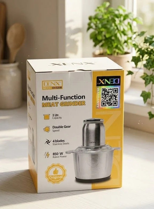 Denx - Compact Multi-Function Meat Grinderمفرمة اللحم متعددة الوظائف المدمجة من Denx